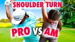 PRO GOLFERS Reveal The Secret To Shoulder Turn You Wont Believe What They Do golf swing tips [upl. by Enyedy]