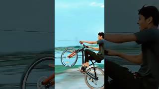 Kyu hila diya na 😂 Heavy balance wheelie 💀  cycler cycleb stuntvehicle cycle stunt wheelie [upl. by Salocin]