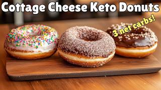 Fast amp Easy Cottage Cheese Keto Donuts Must Try Low Carb Dessert [upl. by Dnalwor]