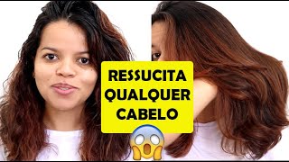 TRATAMENTO POTENTE PÓS QUÍMICA  RECUPERE SEU CABELO EM CASA [upl. by Yrrag496]