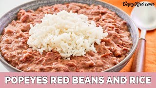 Popeyes Red Beans and Rice [upl. by Sitrik822]