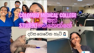 Medical college එකේ දවසක්  Day in my life as a med student හොඳට ම වැස්ස Hospital එකේ රෑ casualty [upl. by Matelda415]