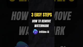 How To Remove Watermark From InVideo AI 2024 shorts [upl. by Happy]