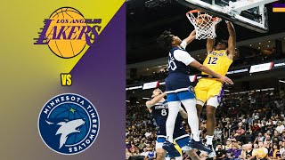 Lakers vs Timberwolves  Pre Season Lakers Highlights [upl. by Notla]