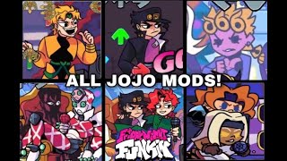 Friday Night Funkin  All JoJo Mods Part 2 [upl. by Lobiv]