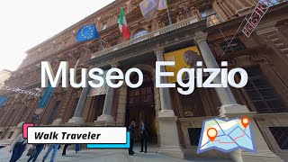 Museo egizio  Italy Walking Tour 4K [upl. by Norrehc800]