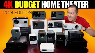 200600 Budget Home Theater Projectors Tested Native 4K [upl. by Erinn]