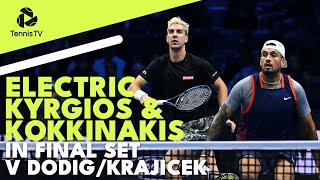 ELECTRIC Kyrgios amp Kokkinakis Spark To Life In Final Stages v DodigKrajicek  Nitto ATP Finals 2022 [upl. by Hamilton]