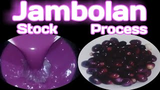 Jambolan \ Jambolan Stock Process \ Java Plum \Black Plum \ Syzygium Cumini [upl. by Eiramanna]