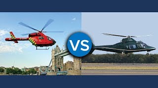 Helicopter Comparison  MD Explorer 900902 vs AgustaWestland A109C [upl. by Anaila]