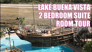 Lake Buena Vista Resort 2 Bedroom Suite Room Tour  Family Travel In Orlando Florida [upl. by Atthia]