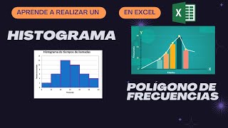 Excel  Crear histograma y polígono de frecuencias en Excel [upl. by Korry97]