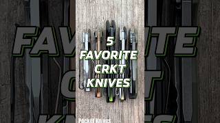 5 Favorite CRKT Pocket Knives edc youtubeshorts shorts knife blade [upl. by Seaddon]