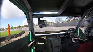 Mendips Raceway Robins Crazy Day 1523 Heat 2 onboard with Jerry Weeks [upl. by Joli304]