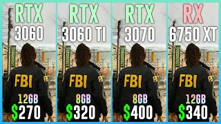 RTX 3060 vs RTX 3060 TI vs RTX 3070 vs RX 6750 XT  Test in 15 Games [upl. by Anuaik937]