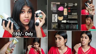 Meesho Cheapest Makeup Kit For 180😱Fake  Worth Buying  Reviewing Cheap Makeup Kit on Meesho😲 [upl. by Lula]