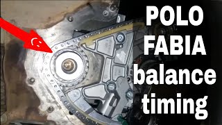 Skoda Fabia Volkswagen Polo balancer timing mark [upl. by Aliber]