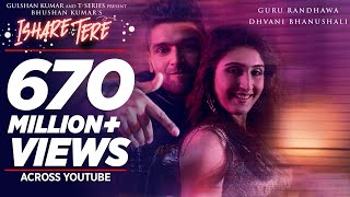 ISHARE TERE Song  Guru Randhawa Dhvani Bhanushali  DirectorGifty  Bhushan Kumar [upl. by Lianna]