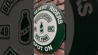 Boozefighters MC Club Cornbread Custom Signs woodart motorcycle customsign artist handcrafted [upl. by Revlys230]