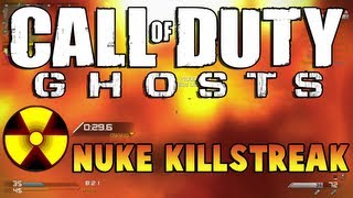 Call of Duty Ghosts  Worlds First NUKE How to get COD Ghosts MOAB Killstreak KEM Strike [upl. by Ecienal]