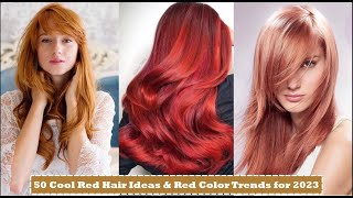 55 Cool Red Hair Ideas and Red Color Trends for 2023 [upl. by Gehman]