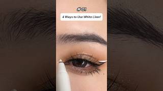 Do you use white eyeliner in your makeup routinemakeup eyeliner liquideyeliner fy finds [upl. by Aynodal]