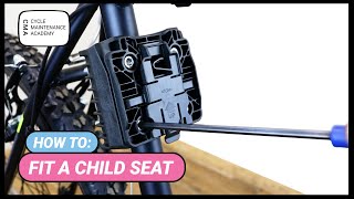 How To Fit A Childs Bike Seat [upl. by Tuckie]