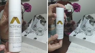 واقي شمسي مزيل للبقع والتصبغات لجميع انواع البشرة وبالخصوص البشرة الحساسة actinica lotion [upl. by Fredie]