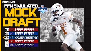 Reacting To Updated Fully Simulated PFN Mock Draft 10  XAVIER WORTHY TO THE COLTS [upl. by Ylagam]