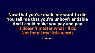 The Magnetic Fields  All My Little Words  Karaoke Instrumental Lyrics  ObsKure [upl. by Boutis]