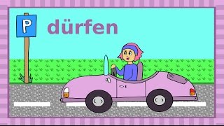 Deutsches Modalverb quotdürfenquot  Verboten oder erlaubt German for beginners [upl. by Annid]