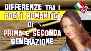 Letteratura Inglese  Differenze tra i Poeti Romantici di Prima e di Seconda Generazione [upl. by Isidora]