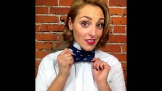 How to tie a Bow Tie Easy Bow Tie Tutorial [upl. by Mehala942]