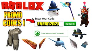 Todos Los PROMOCODES de ROBLOX ENERO 2021 4 Caducados [upl. by Hamid]