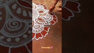 Ganesh Chaturthi Kolam🍁🔱 3182024 shorts dwarkamaistyle [upl. by Alguire]