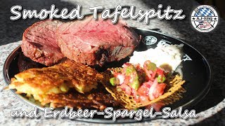 Smoked Tafelspitz mit ErdbeerSpargelSalsa und Rösti153 [upl. by Xino645]