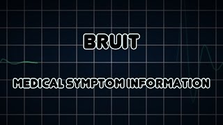 Bruit Medical Symptom [upl. by Guod]