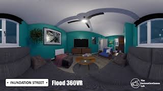 Inundation Street 360  VR Flood Warning Simulation [upl. by Nyrraf]