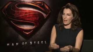 Man Of Steel 2013 Ayelet Zurer Interview HD [upl. by Jared]