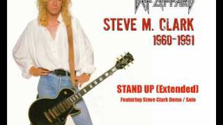 Def Leppard  Stand Up Extended  Featuring Steve Clark Demo  Solo [upl. by Meekar950]