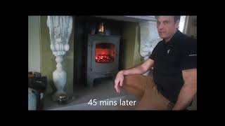 Charnwood Cove 2 Anthracite Burn Test [upl. by Currie]