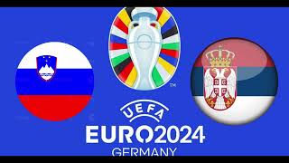 Résumé Slovénie  Serbie  Euro 2024 [upl. by Normalie]