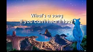 What Is Love  Janelle Monae  Lyrics Video  Rio 2 Sound Track HD [upl. by Nesnah]