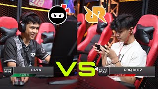 FUNMATCH GYZENN VS RRQ DUTZ GUA PRANK PRO PLAYER LANGSUNG DI STAGE OFFLINE🤣 [upl. by Candis]