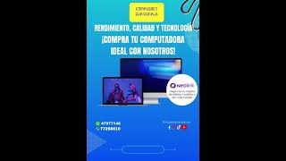 Rendimiento calidad y tecnología ¡Compra tu computadora ideal con nosotros [upl. by Eruza]