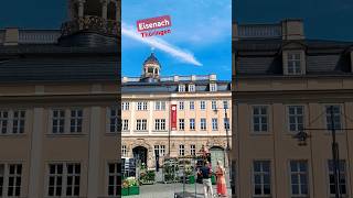 Marktplatz Eisenach Thüringen • fröhliches Treiben am Stadtschloss Altstadt kurzgezeigt [upl. by Ramona]