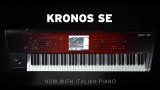 KORG KRONOS SE  Loaded with the new Italian Grand Piano and KApro Showcase [upl. by Lerret]