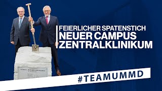 Feierlicher Spatenstich quotNeuer Campus Zentralklinikumquot [upl. by Yasmin]