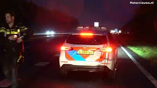 A28 afgesloten door ongeval bij Ubbena [upl. by Delgado]