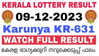 Kerala Lottery Result Today  Kerala Lottery Result Today Karunya KR631 3PM 09112023 bhagyakuri [upl. by Horn]